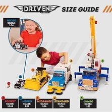 By Battat - Ir Çocuk Damperli Kamyon ve Aksesuarlar Için - Pretend Toy, Signs, Beams, & More - 3 Yıl - Inşaat Vinç Oyun Seti (62 Adet), Çok Renkli (Branford Ltd. WH1273Z)