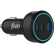 138W 3 Portlu Type-C + Usb-A Araç Şarj Aleti Pd 3.0 & Qc 4.0 Hızlı Araç Içi Şarj Cihazı