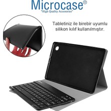 Samsung Galaxy Tab A 8.0 2019 T290 T295 ile Uyumlu Bluetooth Klavye ve Mouse + Standlı Kılıf - Bkk6