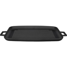 Fimer Döküm Grill Tepsi, Izgara Yüzeyli, Metal Kulplu, 31X42CM