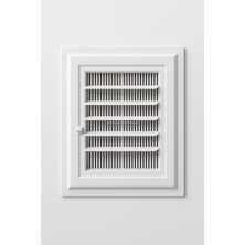 Fimer Banyo Wc Havalandırma Menfezi, Kolay Montajlı, Sinek Böcek Geçirmeyen Yapı, Çift Taraflı Bantla Kullanılabilir, Buhar ve Nem Önleyici, Panjur Sistemli, Estetik Tasarım (35X35 Cm)