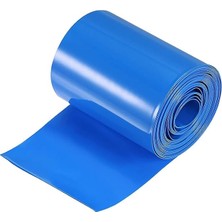 Fimer Pazar Pvc Isı Büzülme Borusu, Mavi, 75 mm Çap, 3 Metre, Pil Yalıtımı Için, 18650 Pil Kablo Kılıfı