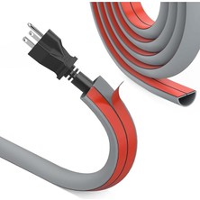 Fimer Esnek Kablo Kanalı Yapışkanlı, Gri, 15X10 Mm, 2 Metre, GT-KK10
