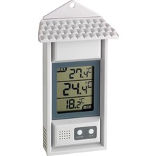 Fimer TFA30.1039 Dijital Min-Max Thermometre, Siyah