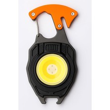 Fimer Çok Fonksiyonlu Mini LED Lamba Anahtarlık ve Çakmak Şarjlı Taşınabilir Kamp Lambası 7 Işık Modlu Şarjlı Acil Durum Işığı Outdoor Anahtarlık Lamba