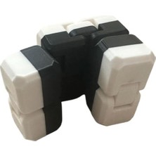 Fimer Infinity Stres Küpü – Sonsuz Hareketli Fidget Küp, Bilek Parmak Güçlendirici, Stres ve Anksiyete Azaltıcı (1, Siyah Beyaz)