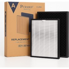 Fimer Fakir Luminoso Smart Uyumlu Filtre – True Hepa + Aktif Karbon | 2‑aşamalı Hava Temizleyici Yedek Parça |%99,97 Partikül & Koku Giderici