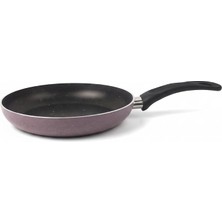 Fimer Optimum Argos Plus 26 cm Mor Kırçıl Granit Efektli Yapışmaz Kızartma ve Sote Tavası
