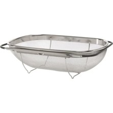Fimer Idealisk – Colander, Stainless Steel, Black – 34 x 23 cm
