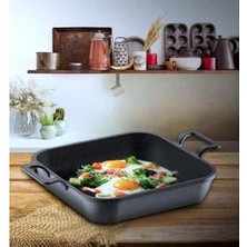 Fimer Asya Döküm Granit Kapaksız 24 cm Kare Sahan ZK-975