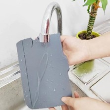 Fimer Lavabo Için Silikon Esnek Mat Musluk Sapı Damlama Tutucu Raf Mutfak Tezgahı Sıçrama Koruma