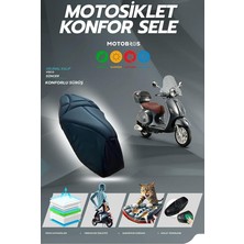 Fimer Rks Pride 125 ile Uyumlu Konfor Sele ve Sele Kılıfı Visco Sünger (Su Geçirmez Kılıf Hediyeli)