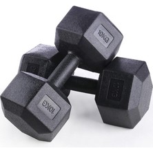 Fimer 10 kg x 2 Adet 20 kg Dambıl Seti, Dumbell Set Dumbell 2X10 kg Karışık Tek Ebat
