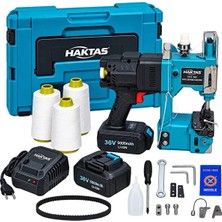 Haktaş HKT-162 Şarjlı Çuval Ağzı Dikiş Makinesi 400 W Kömürsüz Motorlu Set