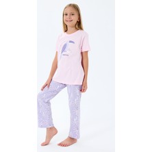 RolyPoly Kız Çocuk Pembe Pijama Takım