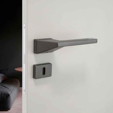 Elovias System Zyra Kapı Kolu Fırçalı Füme Renk (HA277RO15 ELX1)