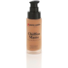 Ahes Cardin Chiffon Touch Mat Görünüm Veren Fondöten -606- Beige