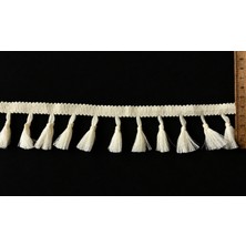 Dekoratif Püsküllü Saçak Şerit – Perde, Kırlent, Çanta ve Tekstil Süsleme Aksesuarı  5metre