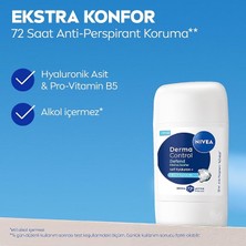 Ahes Kadın Stick Deodorant Derma Control Defend 50 Ml, Tahrişe Karşı Koruma, Alkolsüz, 72 Saat Anti-Perspirant Koruma,çiçeksi Koku,hyaluronik Asit, Pro Vitamin B5
