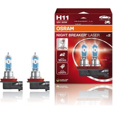 Ahes H11%150 Fazla Işık Night Breaker Laser 12V