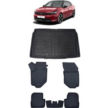 Ahes Corsa F 2025 Model Ile Uyumlu 5d Premium Ekstra Havuzlu Paspas ve Bagaj Havuzu Set