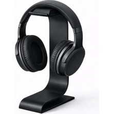 Miralux Gamer Kulaklık Standı Masaüstü – Siyah-Oyuncu & Ofis Kulaklık Tutucu | Şık Ergonomik Tasarım 24 cm