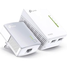 Ahes TL-WPA4220KIT 300MBPS AV600 Wi-Fi Powerline Extender Başlangıç Kiti, Kablosuz Menzil Genişletici