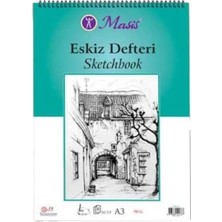 Ahes Masis Eskiz Defteri 90 gr 50 Yp A3