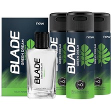 Ahes Green Dream Erkek Edt Parfüm 70 ml & Erkek Deodorant 3X150 ml