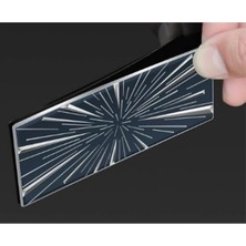 Ahes Performans Bagaj Amblem Logo Seti Tesla Model S, X, 3, Y ile Uyumlu, Plaid/ludicrous/warp Speed (Warp Speed (Space Speed) Logosu)