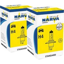Ahes 2 Adet 12V H4 60/55W Standart Renk Halogen Ampul