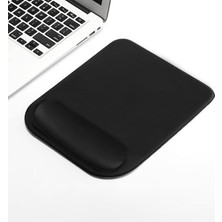 Ahes Bilek Destekli Mouse Pad Ergonomik Mousepad Kaymaz Taban Bilek Koruyucu, Ofis Oyun Bilgisayar Mouse Altlığı Siyah