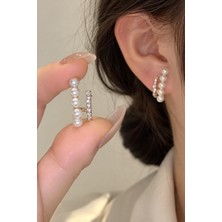 Atalya Accessory Inci Detaylı Kadın Küpe – Taşlı Şık Kadın Küpe