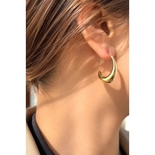 Atalya Accessory Bombeli Halka Kadın Küpe – Minimal Küpe