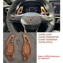GCP German Car Parts Seat Cupra Direksiyon Bronz F1 Metal Kulakçık Pedal Cupra Leon Formentor Ateca Terrramar