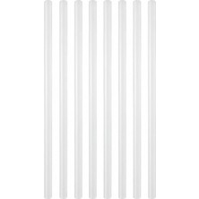 Ahes Ince Silikon Çubuk 7,4 mm x 30 cm Sıcak Silikon Tabancası Uyumlu Şeffaf Mum Silikon Hobi ve Tamir Için