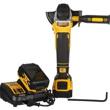 Ahes DCG405P2-QW Akülü Açılı Anahtar. 125 Mm, 18 V/5,0 Ah, 1000 W