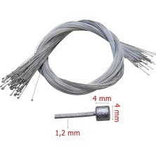 Ahes Bisiklet Vites ile Uyumlu Teli Iç 205 cm (1,2 Mm) Arpa Başlı