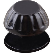 Ahes As Papatya Baba Kapı Tokmağı Kapı Topuzu Kolu Metal Tokmak Siyah