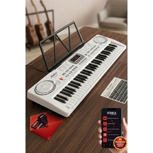 Ahes PS-1500WH Başlangıç Için 61 Tuşlu Org Notalık Adaptör Öğrenim Metodu (100 Ses 100 Ritim)