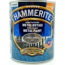 Ahes Üstü Metal Boyası 0,75 L Çekiçlenmiş Gri