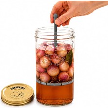 Ahes Kaldırıcılı Turşu Kavanozu 1 Litre