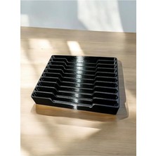 Ahes Kordon Düzenleyici Organizer 10'lu, Siyah