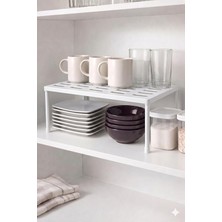 Ahes Adet Set Dolap Içi Düzenleyici Raf Organizer 31X20X15 cm