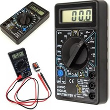 Ahes Home Dijital Multimetre – Akım, Voltaj, Direnç Ölçer Elektrik Ölçü Aleti, Taşınabilir Dc/ac Ölçüm Cihazı, Güvenlik Sigortalı Tester, LCD Ekranlı Multimetre