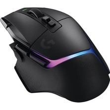 Ahes G502 x Plus Lıghtspeed Kablosuz Oyun Mouse'u, Lıghtsync Rgb Aydınlatma, Lıghtforce Hibrit Anahtarlı Optik Mouse, Hero 25K Oyun Sensörü, Macos, Windows ve Pc ile Uyumlu, Siyah