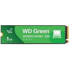 Ahes Digital Green SN3000 Nvme 1 Tb (5.000 Mb/sn'ye Kadar Okuma 4.000 Mb/sn'ye Kadar Yazma) - WDS100T4G0E