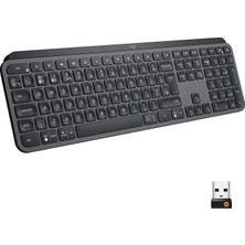 Ahes Mx Keys For Business Aydınlatmalı Tam Boyutlu Kablosuz Türkçe Q Klavye - Siyah