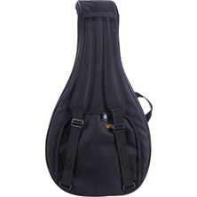 Ahes Case Turkish Oud Bag Yağmur Geçirmez Yırtılmaya Dayanıklı 10 mm Dolgulu Ayarlanabilir Askılı ve Cep Ud, Siyah