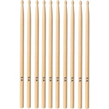 Ahes Baget - Davul - 5 Çift Bateri Bageti Drumsticks 5A Pürüzsüz Yüzey